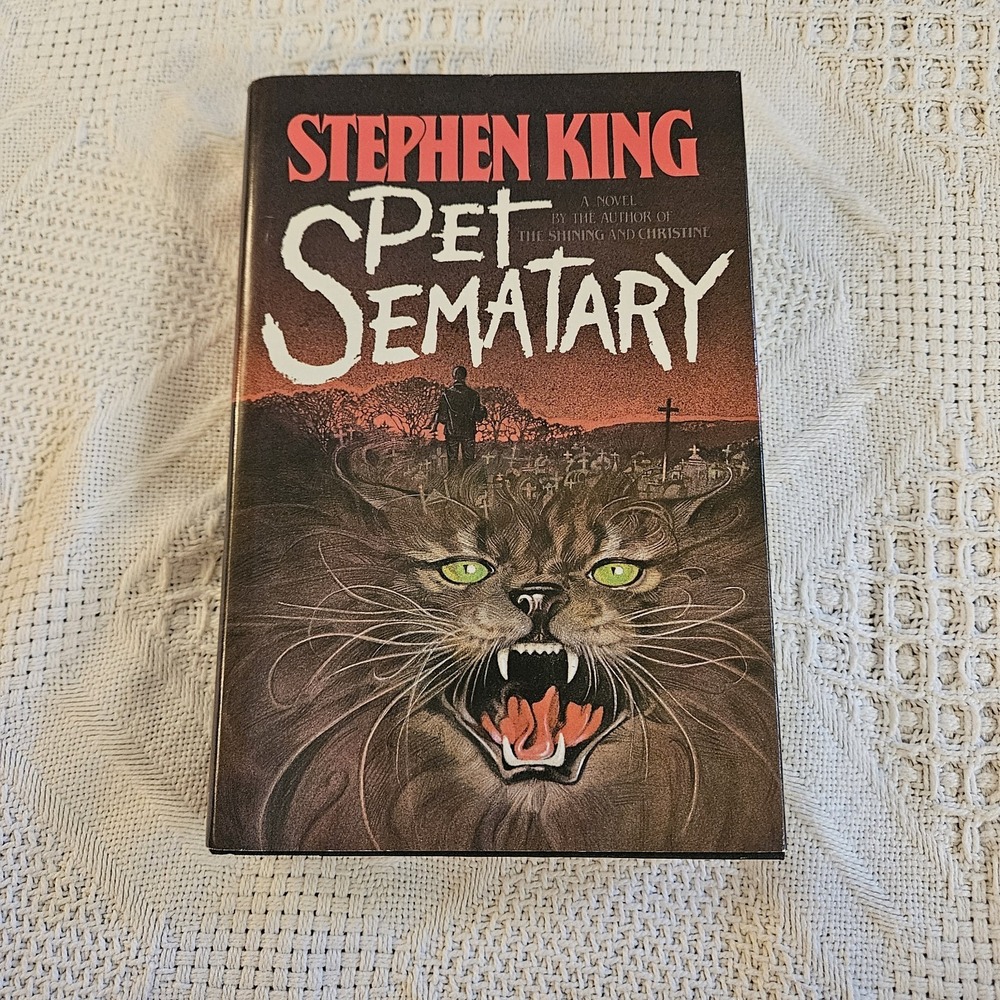 Stephen King Pet Sematary 1983 Hardcover Doubleday Dust Jacket EUC